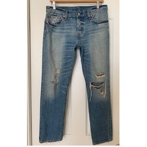 Levi’s 501 CT destructed jeans